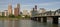 Portland Oregon View Across Willamette River to Downtown include