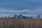 Portland Skyline Nestled in Oaks Bottom Wildlife Refuge