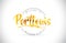 PortLouis Welcome To Word Text with Handwritten Font and Golden