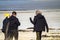 Portnoo, County Donegal, Ireland - March 07 2023 : For Letters of Love is being filmed at the beach, starring Pierce
