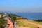 Porto Alegre, Rio Grande do Sul,Brazil : top view of the embankment and the lake Guaiba