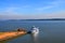 Porto Alegre, Rio Grande do Sul : tourist ship on the lake Guaiba