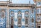 Porto, Carmo church facade with azulejos, Portugal.