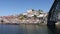 Porto city with Dom Luis I bridge and Douro river