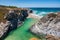 Porto Covinho beach in Alentejo coast in Portugal