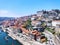 Porto famous historic city, Portugal. Architecture of old town. Travel to Ribeira and Douro river