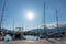 Porto Montenegro. Yachts in the sea port of Tivat city. Kotor bay, Adriatic sea. Famous travel destination