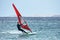 PORTO POLLO, SARDINIA/ITALY - MAY 21 : Windsurfing at Porto Poll