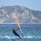 PORTO POLLO, SARDINIA/ITALY - MAY 21 : Windsurfing at Porto Poll