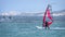 PORTO POLLO, SARDINIA/ITALY - MAY 21 : Windsurfing at Porto Poll