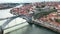 Porto portugal, aerial view of the historic center
