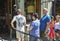 PORTO,PORTUGAL - AUGUST 10, 2017 : Turn of tourists at the entrance to the Livraria Lello bookstore