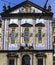 Porto, Portugal. August 12, 2017: Detail of the facade of the church of Santo Antonio dos Congregados in the center of the city wi
