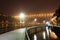 Porto portugal evening bridge view