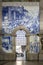 PORTO, PORTUGAL - JULY 04, 2015: Ancient vintage Azulejos panel