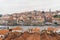 Porto, Portugal - July, 2017. View on Vila Nova de Gaia on Douro river in Porto, Portugal. British wine and port cellars - popular