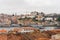 Porto, Portugal - July, 2017. View on Vila Nova de Gaia on Douro river in Porto, Portugal. British wine and port cellars - popular