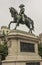 Porto, Portugal, June 15, 2018: Statue of D. Pedro IV on a hors