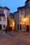 Porto, Portugal. Night view of the old town.