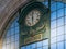 Porto, Portugal - Vintage station clock in Sao Bento Train Station