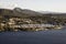 Porto Rotondo Sardinia aerial panoramic view harbour bay