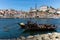 Porto`s iconic Rabelo boats on the Douro River