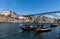 Porto`s iconic Rabelo boats on the Douro River