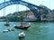 Porto\'s river Douro with boats in Portugal