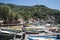 Porto Venere a fishing village on the Cinqueterra coastline of Liguria in Northern Italy. The villages cannot be reached by road,