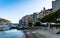 Porto Venere, Liguria, Italy. June 2020. Enchanting urban landscape of the colorful houses of the old town overlooking the harbor