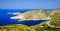 Porto Vromi Bay Zakynthos panorama. Touristic attraction because