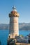 Portoferraio\'s lighthouse, Isle of Elba, Italy.