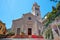 Portofino, Divo Martino romanic church in a sunny day