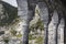 Portovenere, Church of San Pietro, archway, Cinque Terre, Liguria, Italy