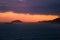 Portovenere gulf and Palmaria Island at sunset, La spezia, Italy