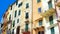 Portovenere scenic colorful pastel coast town buildings in Liguria, Italy