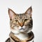 Portrait of anatolian cat. Animal breed