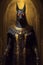 Portrait of an anubis, ancient Egyptian god of death. concept art