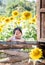 Portrait of Asian adorable little girl