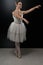 Portrait Of The Ballerina In Ballet Pose