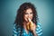 Portrait beautiful young woman with bananas. Tropical fruits. Summer, healthy eating concept