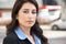 Portrait Of Businesswoman Standing In Street