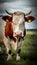Portrait captures the noble essence of a cow on the farm