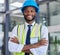 Portrait, construction and engineer man or construction worker with arms crossed in industrial startup office