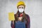 Portrait of construction woman