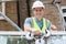 Portrait Of Construction Worker Preparing To Fit New Windows