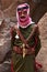 Portrait of the desert Bedouin Corps Police