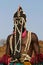 Portrait of a dogon dancer