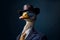 Portrait of a Duck dressed in a formal business suit