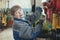 Portrait of a elderly woman - worker - senior Technician on manufacturing site